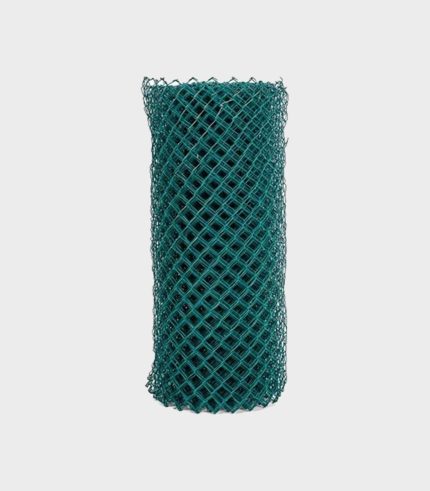 PVC Chain link fence Green